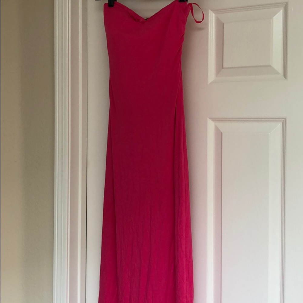 Strapless Bebe dress